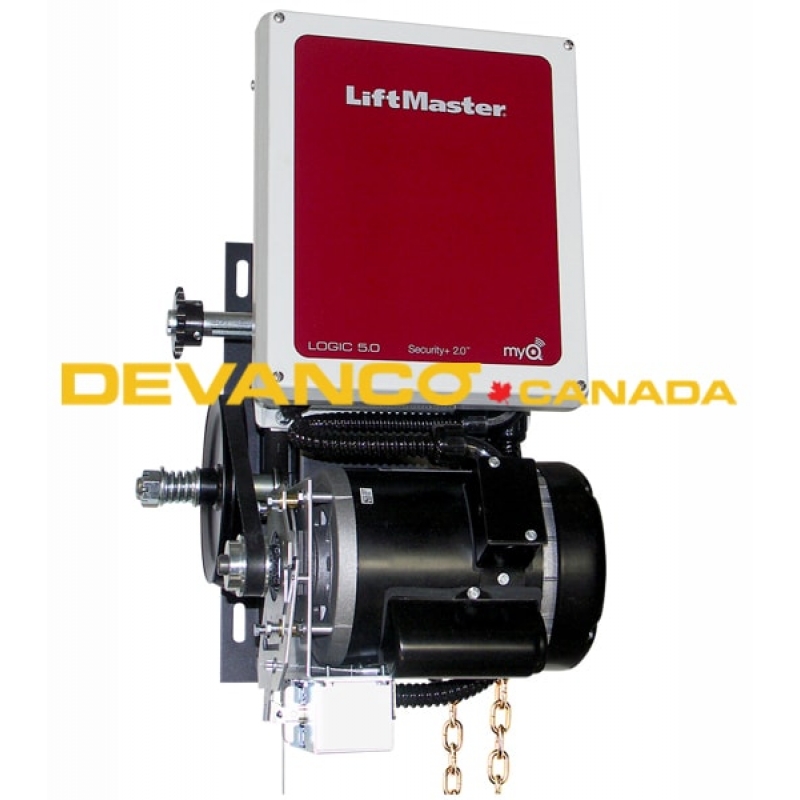 LiftMaster 3/4 HP 115/230 VAC 1 PH Commercial Hoist Operator Logic 5 with Carwash Modification