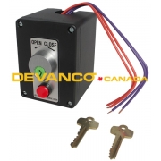 LiftMaster Commercial Key Control Station Open-Close and Off with Stop Button