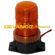 Rotating Beacon 4" Amber 12-110V DC