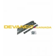 Strip Curtain Universal Mounting Bar Pre-Studded Angle Sold per foot