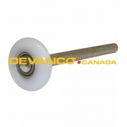 Whiting 2" Nylon Roller 5" Stainless Steel Shaft for Truck Doors