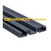 Rigid Vinyl Bottom Retainer  Notched 12' Long