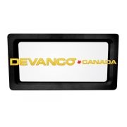 Elton Commercial Window for Flush Doors 1-3/4" thick 1224 Black Frame Sealed Glass
