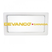 Elton Commercial Window for Flush Doors 1-3/4" thick 1224 White Frame Sealed Glass