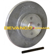 Doorlec Clutch Plate Aluminum 4" dia x 5/8" bore