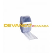 PVC Roll 8" x .080 Standard Clear Smooth 300' for Replacement Strip Curtain