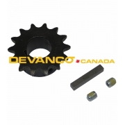 Sprocket 14 Teeth 1" Bore 1/4" Keyway