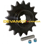 Sprocket 16 Teeth 1" Bore 1/4" Keyway w/SS