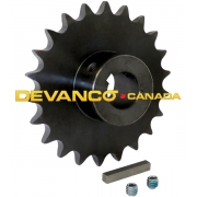 Sprocket 22 Teeth 1" Bore 1/4" Keyway w/SS