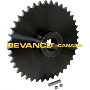 Sprocket Kit 50B40 1.25" Bore x 1/4" Key w/ SS