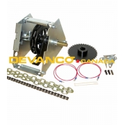 Disconnect Chain Hoist  Wall Mount 4:1 Torque Force