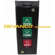 Push Button Station 3-btn Surface Mount French Nema 1 Metal Housing