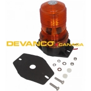 Rotating Beacon 4" Amber 12-110V DC