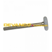 Whiting 2" Nylon Roller 5" Stainless Steel Shaft for Truck Doors