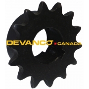 Sprocket 14 Teeth 1" Bore 1/4" Keyway