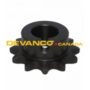 Sprocket 12 Teeth 1" Bore 1/4" Keyway
