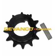 Doorlec  Sprocket 41B12 Plain Bore 1"