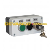 Doorlec PBS 2-Btn O/C and Key Switch On/Off  Nema 4/12