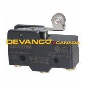 Limit Switch Snap Action Standard Short Hinge Roller Lever S54