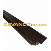 Residential Wood Grain Side & Top W/S Dark Oak 8' Long - Painted Screws to Match