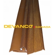 Residential Wood Grain Side & Top W/S Medium Oak 9' Long - Painted Screws to Match