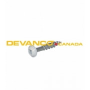 Fasteners Wood Screws painted White 1000/Box
