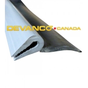 Commercial Side & Top PVC Weather-Strip Clip-On 24' Long