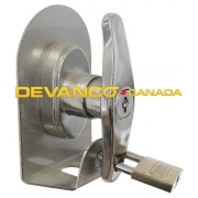 Locking Bracket for T-Handle on Mini Storage Door Sold Individually