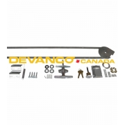Barlock Kit Complete for 8ft Wide Door Kit includes hardware bag