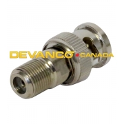 BNC Adapter Male to F-Type Female Connector   ** To Extent of Inventory