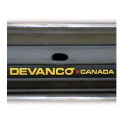 Devanco Bottom Vinyl U-Rubber 4" Black 250' spool