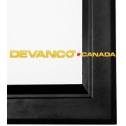 Thermal Window 24" x 12" for 1-3/4" Door Black