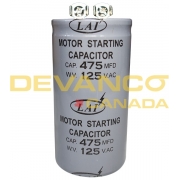 Capacitor 125VAC 475MFD