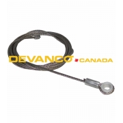 Whiting Stainless Steel Cable 97" L with Plain Grommet 5/16" Eye