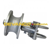 Gate Roller 4-1/2" x 2-3/8" Galvanized Sold Individually