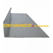 End Cap Steel 18G 18" Double 1-3/4"