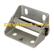 Hinge 1/2-Hinge OHD "A" Style 12-ga  Stainless Steel
