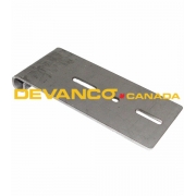 Stainless Steel Garage Door Low Headroom Top Bracket 12-Gauge Sold per Piece