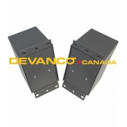 EMX Industries Door and Gate Infrared Thru-Beam Photocells w/ Grey Hoods  UL325-2016 EMX-1112-K