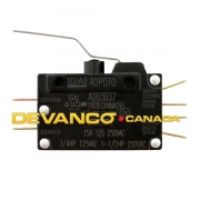 Manaras Double Snap-Action Limit Switch 2xSPDT 46 degree