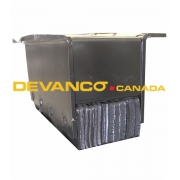 Laminated Bumper Black 10" Projection Vertical Installation 20" x 11" Sold Individually