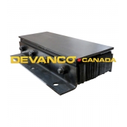 Steel-Faced Laminated Bumper Black 4" Projection Vertical Installation 20" x 11" Sold Individually Style P1