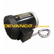 Micanan Electric Motor Only 1 HP 575V 3PH C-Flange TEFC 56C