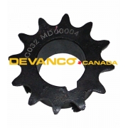 Sprocket 410B12 x 1" 1/4" KW 2 SS 5/16"