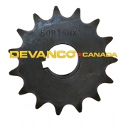 Micanan Sprocket 50B15 x 1" 1/4" KW 2SS
