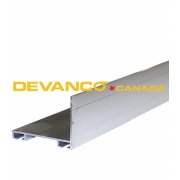 Miller Edge L-Shaped Aluminum Mounting Channel Sold by the Foot