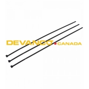 Cable Tie Metal Tooth 14" 50 LB Black 100/Bag