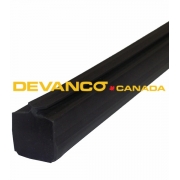 Miller Edge  Sensing Edge Black 2-Wire End Outlet 3 ft Long
