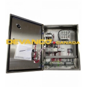 Micanan Wall Mount Control Panel Mod. Contactor 20" x 16" x 8" Stainless Steel Panel Nema 4/12