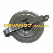 Pulley 5" Zinc Plated Clevis Pulley with Strap  ** To extent of inventory